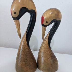 Wooden swans